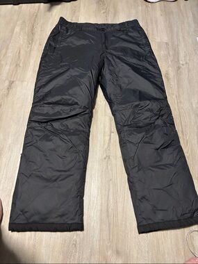 Civics Men's Black Insulated Jogger Snow Pants
